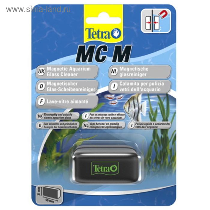Скребок магнитный средний Tetra MC Magnet Cleaner M - Фото 1