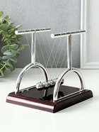 Маятник настольный антистресс «Шары техно: квадрат столбик», 13.5×13.5×11.5 см - Фото 3