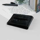 Портмоне мужское, 1 отдел, для карт, наружный карман, цвет чёрный - Фото 2