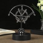 Маятник настольный антистресс «Сфера колесо», 10.5×16×19 см - Фото 2