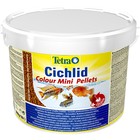 Корм TetraCichlid Colour Mini для рыб, мини гранулы, 10 л. - Фото 1