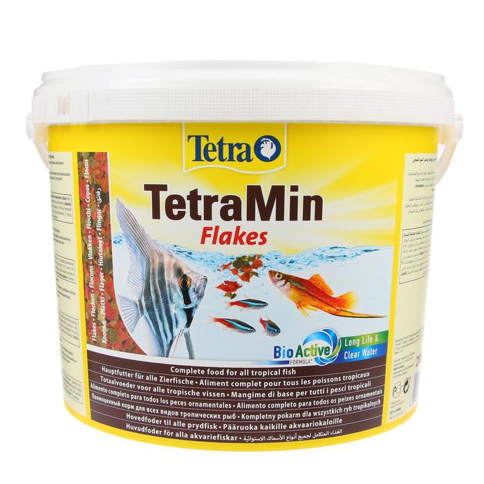 Корм TetraMin для рыб, хлопья, 10 л - Фото 1