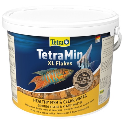 Корм TetraMin XL для рыб, крупные хлопья, 10 л., 2.1 кг