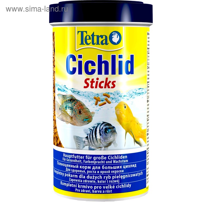 Корм TetraCichlid Sticks для рыб, гранулы, 500 мл, 160 г - Фото 1