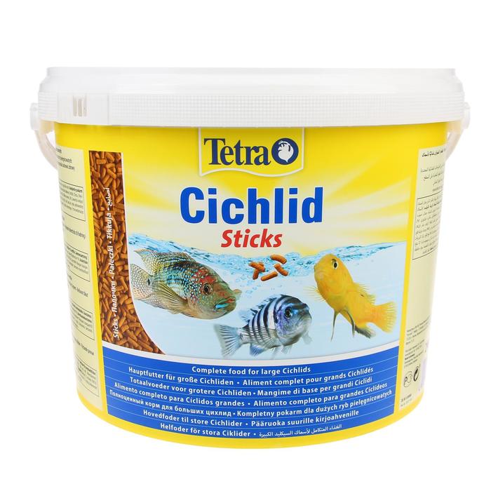 Корм TetraCichlid Sticks для рыб, гранулы, 10 л. 2,9 кг - Фото 1