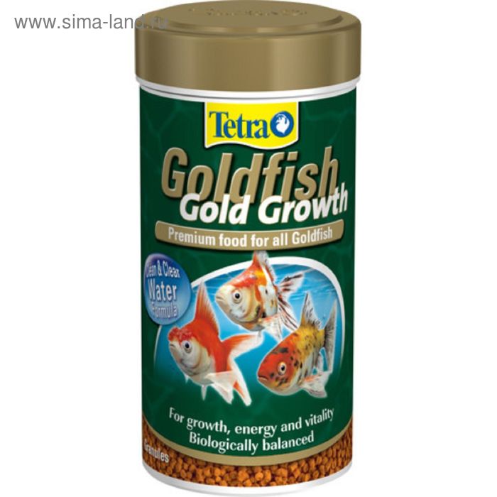 Корм Tetra Goldfish Gold Growth для золотых рыб, шарики, 250 мл. - Фото 1