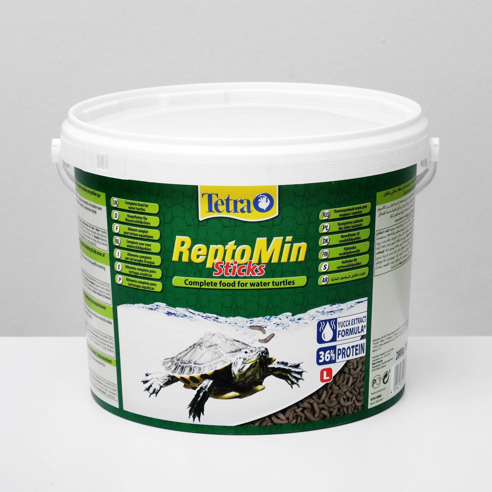 Корм Tetra ReptoMin для рептилий, гранулы, 10 л. 2,8 кг (1898958 ...