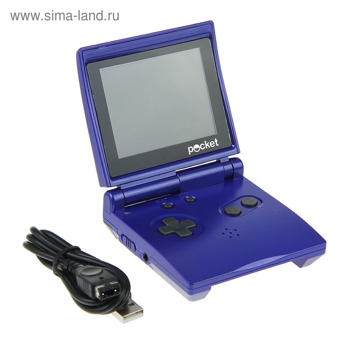 Игровая приставка GBA SP DVTech Pocket, + 150 игр, синяя - Фото 1