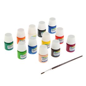 

Гуашь художественная набор 12 цветов*25 мл GIOTTO PAINT POT +кисть 356700