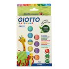 Пластилин мягкий Giotto Patplume Pastel (пищевые красители), 8 цветов по 33 г - фото 8510828