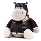 Мягкая игрушка «Бегемот Авиатор» - Фото 1