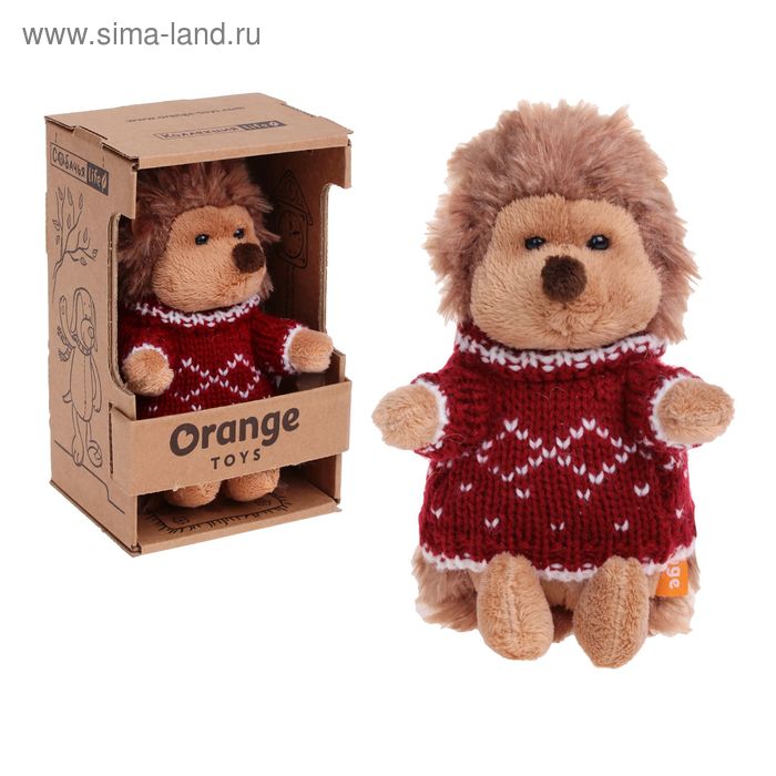 Мягкая игрушка «Ёжик Колюнчик» в свитере - Фото 1