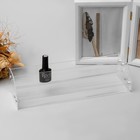 Подставка под лаки 2 этажа, 31×9×7.5 см, оргстекло 2 мм - Фото 2
