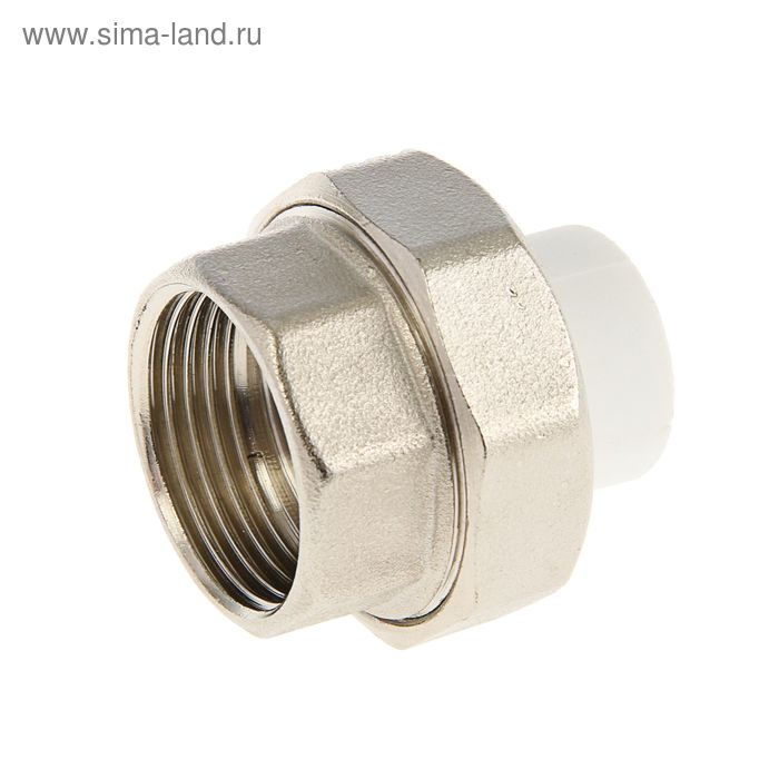 Муфта комбинированная VALFEX, разъемная (американка), d=20 мм × 1", внутренняя резьба - Фото 1