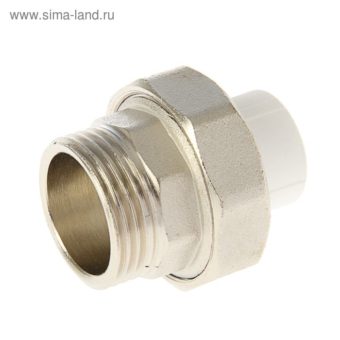 

Муфта комбинированная VALFEX, разъемная (американка), d=20 мм x 1", наружная резьба