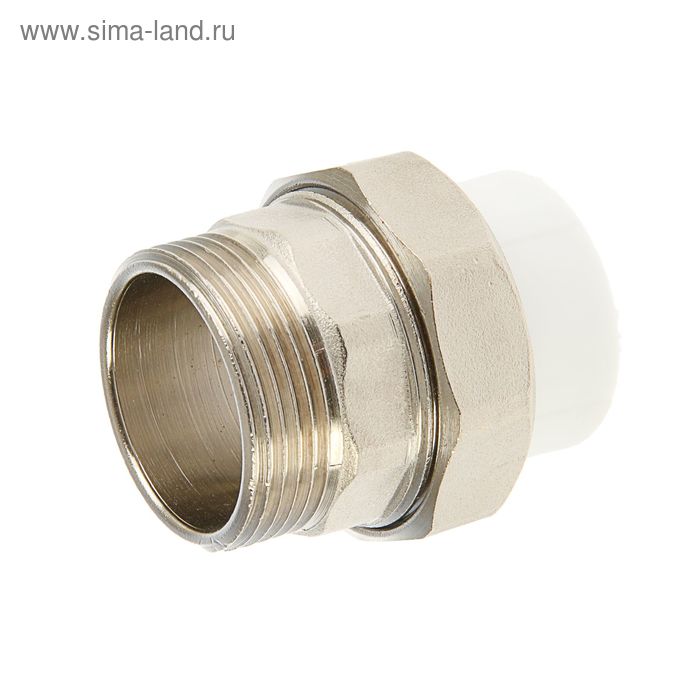 Муфта комбинированная VALFEX, разъемная (американка), d=32 мм × 1 1/4", наружная резьба - Фото 1