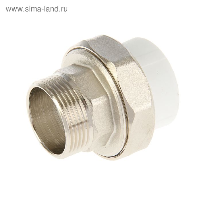 Муфта комбинированная VALFEX, разъемная (американка), d=40 мм × 1 1/4", наружная резьба - Фото 1