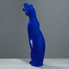 Копилка "Багира в шляпе", покрытие флок, синяя, 43 см - Фото 3