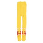 Колготки детские плюшевые ПФС70-2751, цвет желтый, рост 92-98 см - Фото 3