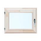 Окно деревянное для бани, 40×50 см, двойное стекло, «Добропаровъ» - Фото 4