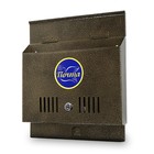 Ящик почтовый с замком, горизонтальный «Широкий», бронзовый - фото 9803878