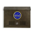 Ящик почтовый с замком, горизонтальный «Широкий», бронзовый - фото 9803879