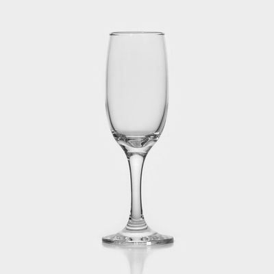 Бокалы для шампанского Paşabahçe Bistro, 190 мл, размер одного бокала 6.5×19 см, 2 шт., стекло, прозрачные