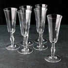 Набор стеклянных бокалов для шампанского Retro, 190 мл, 6 шт - Фото 1