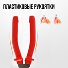 Плоскогубцы комбинированные ЛОМ, шлифованные, пластиковые рукоятки, 200 мм - Фото 2