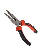 Длинногубцы ЛОМ, шлифованные, двухкомпонентные рукоятки, 160 мм - Фото 1