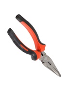 Длинногубцы ЛОМ, шлифованные, двухкомпонентные рукоятки, 160 мм - Фото 3