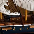 Корабль сувенирный средний «Фугас», борта тёмные с белой полосой, 45х50х9 см, микс - Фото 4