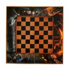 Настольная игра 3 в 1 "Лед и Пламень": шахматы, шашки, нарды (доска дерево 50х50 см) - Фото 6