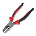 Плоскогубцы комбинированные ЛОМ, шлифованные, двухкомпонентные рукоятки, 200 мм - Фото 3