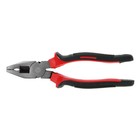 Плоскогубцы комбинированные ЛОМ, шлифованные, двухкомпонентные рукоятки, 200 мм - Фото 4