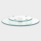 Подставка для торта вращающаяся Доляна, d=32 см, стекло - Фото 4