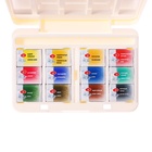 Акварель художественная в кюветах, 12 цветов × 2.5 мл, ЗХК «Белые ночи», пластиковая палитра - Фото 6