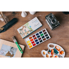 Акварель художественная в кюветах «ЗХК. Сонет», 24 цвета × 2.5 мл - Фото 9