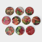 Крышка для консервирования «Элитная», ТО-100 мм, жесть, винтовая, литография, фасовка 10 шт., МИКС - Фото 3