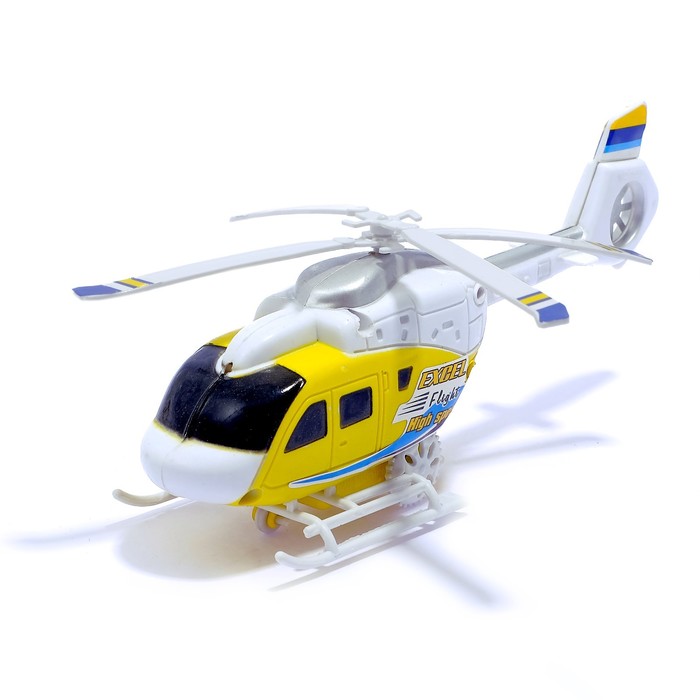 Вертолёт инерционный «Спасатель», цвета МИКС - фото 1905385556
