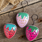 Мини-шкатулка брелок для ключей на кольце «Клубничка», 4.5×5×2 см, МИКС - Фото 1