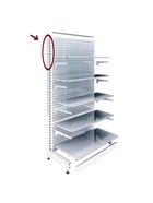 Штатив для стеллажа, двусторонний, 155 см, белый - Фото 7