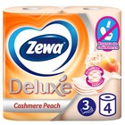Туалетная бумага Zewa Deluxe Cashmere Peach, 3 слоя, 4 шт. - фото 11825987