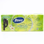 Носовые Платки Zewa Deluxe аромат ромашки 10шт.х10 упаковок - Фото 1