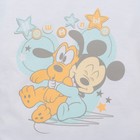 Футболка с длинным рукавом детская "Наш Малыш", Дисней беби, Микки Маус и друзья, р.86-92 (56) см, 12-18 мес, 100% хлопок - Фото 3