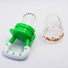 Ниблер для прикорма, от 5 мес., с силиконовой сеточкой, размер М «Вкуснятина», зелёный - Фото 4