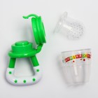 Ниблер для прикорма, от 5 мес., с силиконовой сеточкой, размер М «Вкуснятина», зелёный - Фото 3