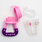 Ниблер M&B «Принцесса», с силиконовой сеточкой, розовый - Фото 4