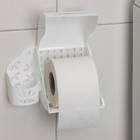 Держатель для туалетной бумаги и освежителя воздуха, цвет МИКС - Фото 4