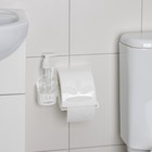 Держатель для туалетной бумаги и освежителя воздуха, цвет МИКС - фото 8933602